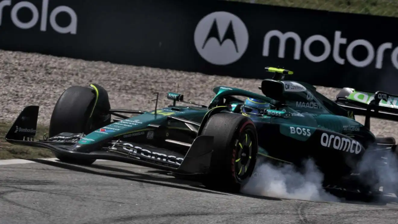 c-75 Fernando Alonso Aston Martin Spanish Grand Prix GP Formula 1 F1 PlanetF1