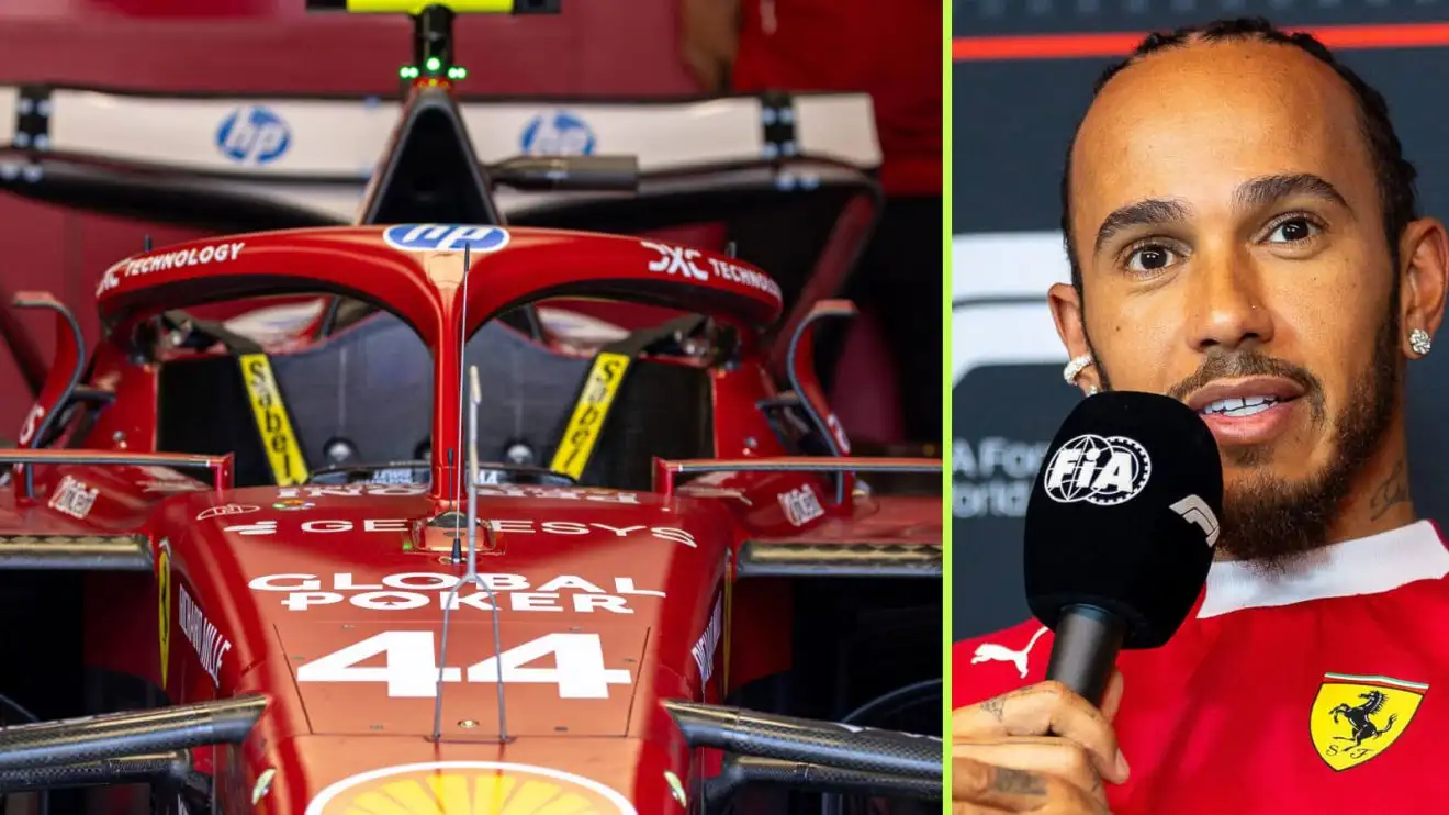 Lewis Hamilton and Ferrari