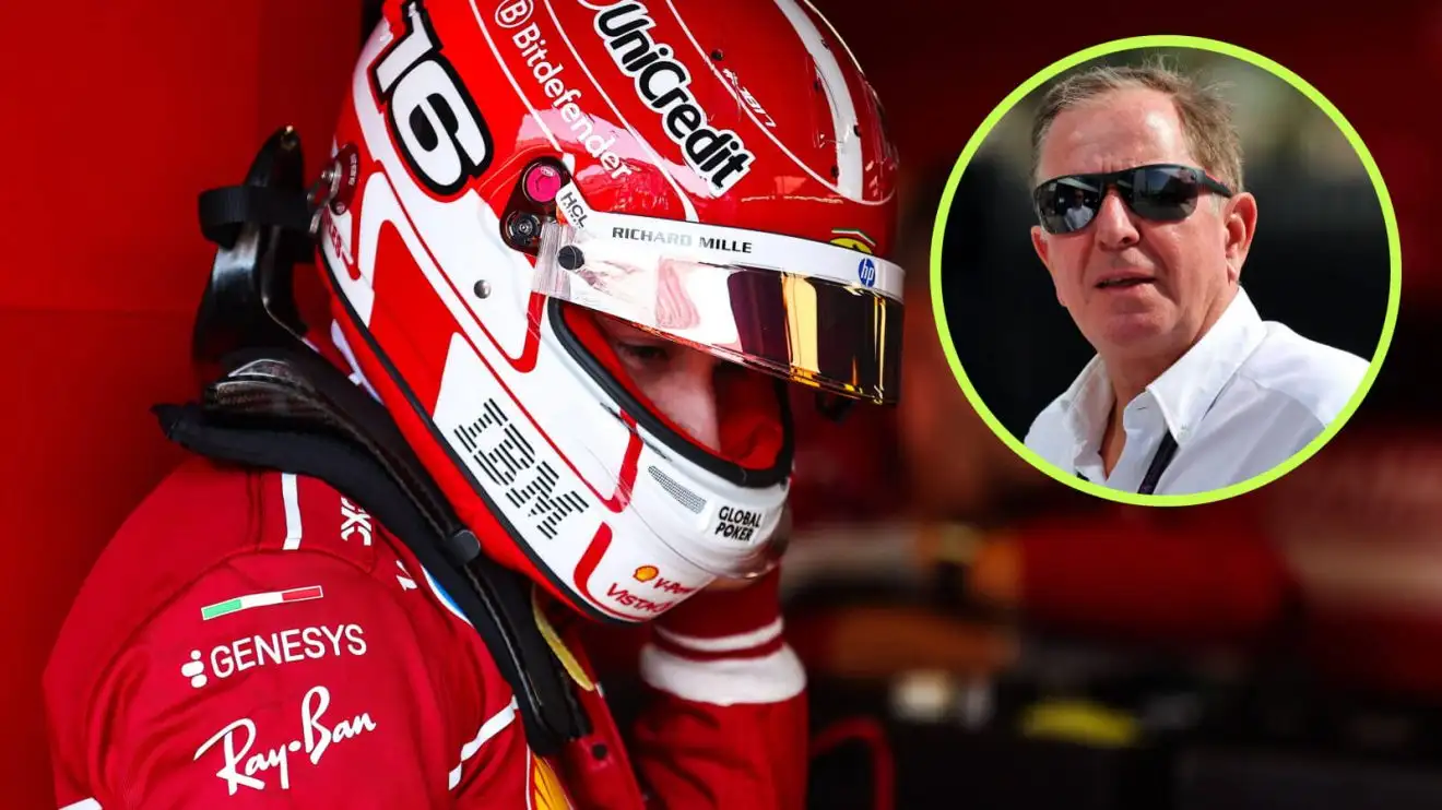 c-880 Charles Leclerc and Martin Brundle