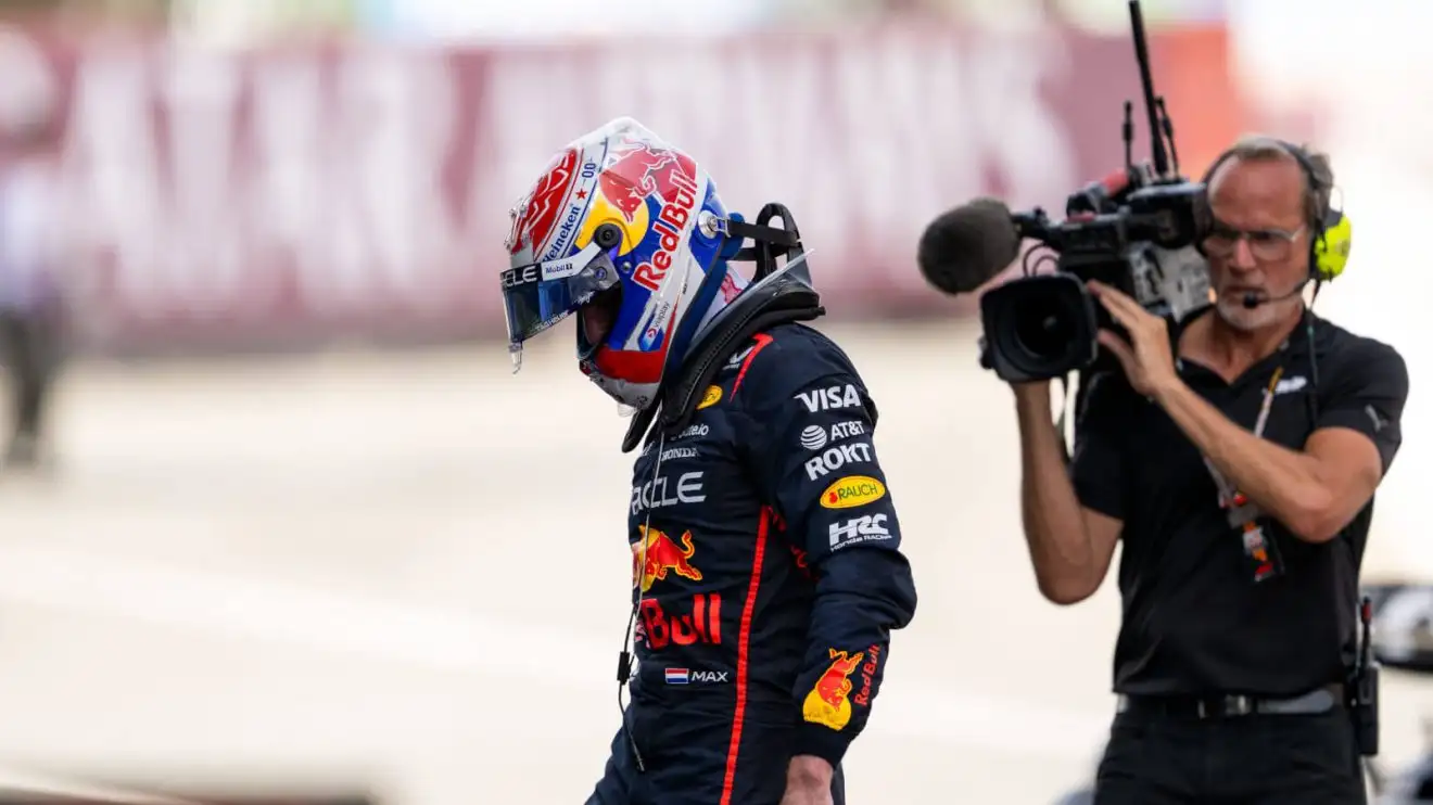 c-93 Max Verstappen walks away from the camera