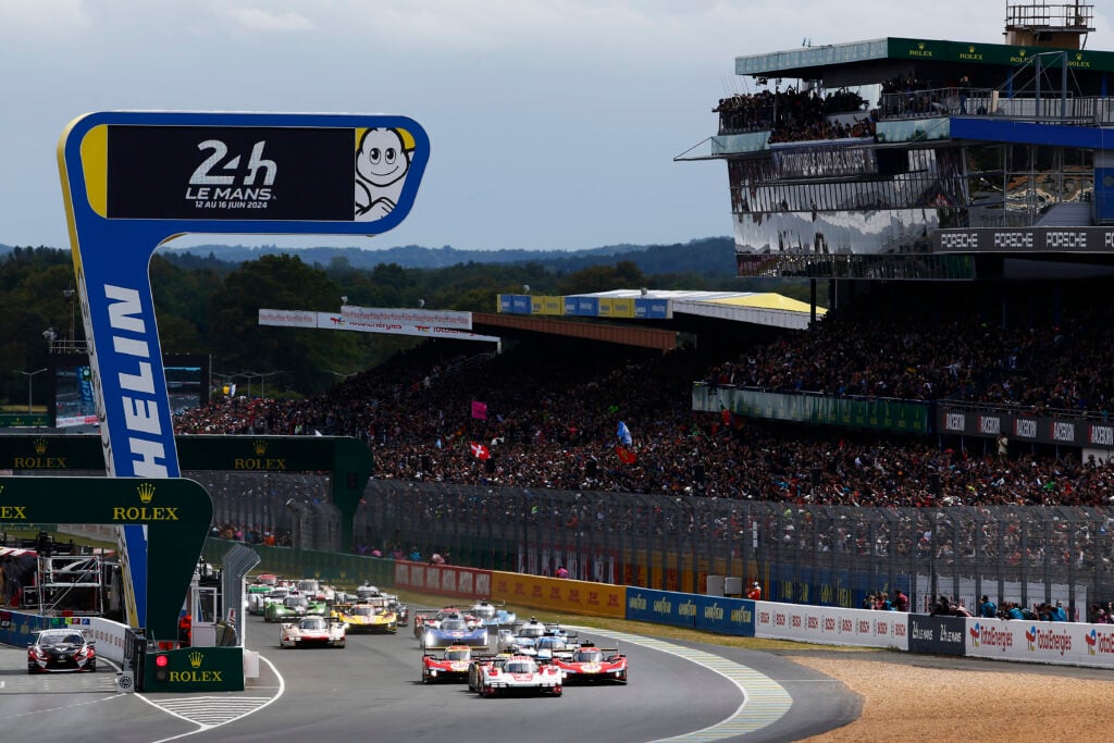 gettyimages-2157691619-1024x683-1 Start of the 2024 Le Mans 24 Hours race.