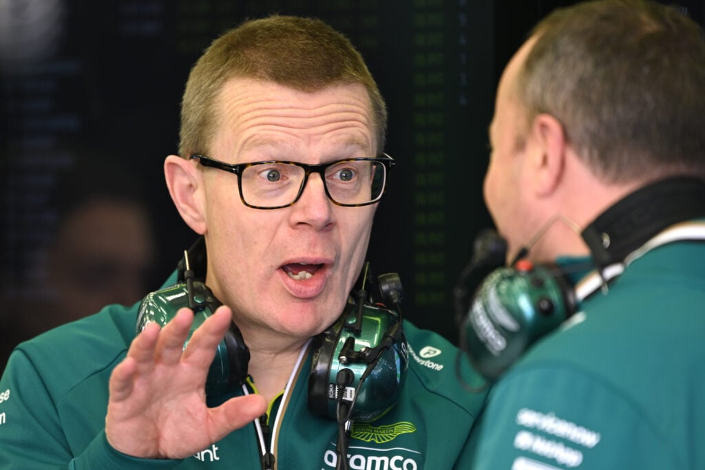gettyimages-2202037344-1024x683-1 Aston Martin CEO and team principal Andy Cowell in the garage during 2025 F1 Testing in Bahrain