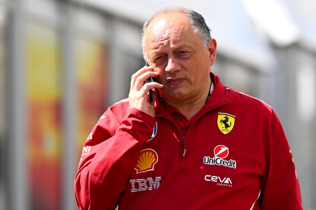 Ferrari team principal Fred Vasseur at the 2025 Japanese Grand Prix