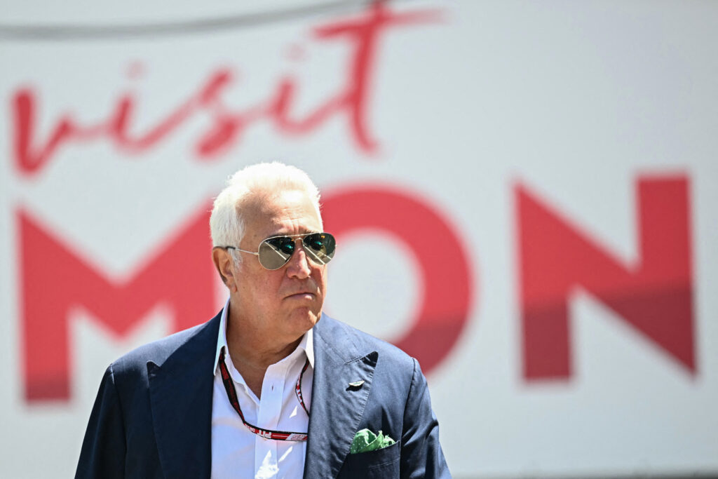gettyimages-2216255391-1024x683-1 Lawrence Stroll of Aston Martin walks in the F1 paddock