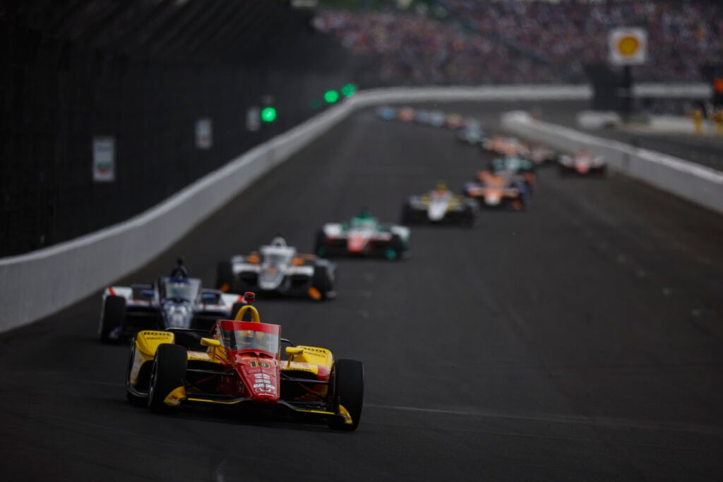 gettyimages-2216410370-1024x683-1 Chip Ganassi Racing driver Alex Palou on track en route to winning the 2025 Indy 500