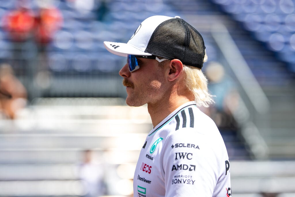 Valtteri Bottas pictured during practice at the 2025 Monaco Grand Prix