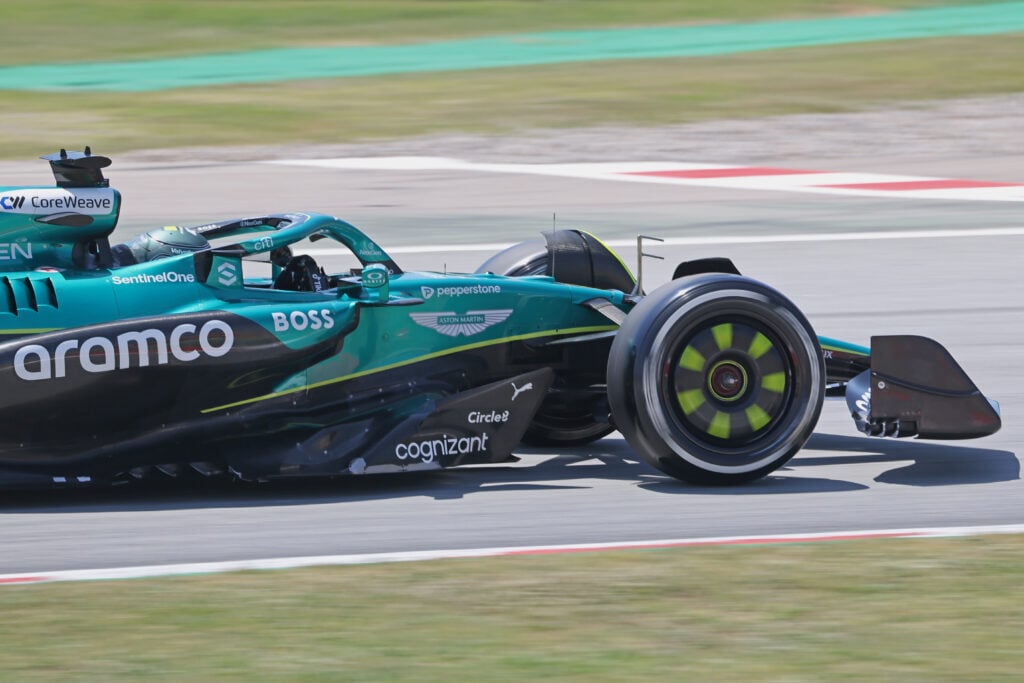 gettyimages-2217223988-1024x683-1 Aston Martin driver Lance Stroll during qualifying at the 2025 Spanish Grand Prix