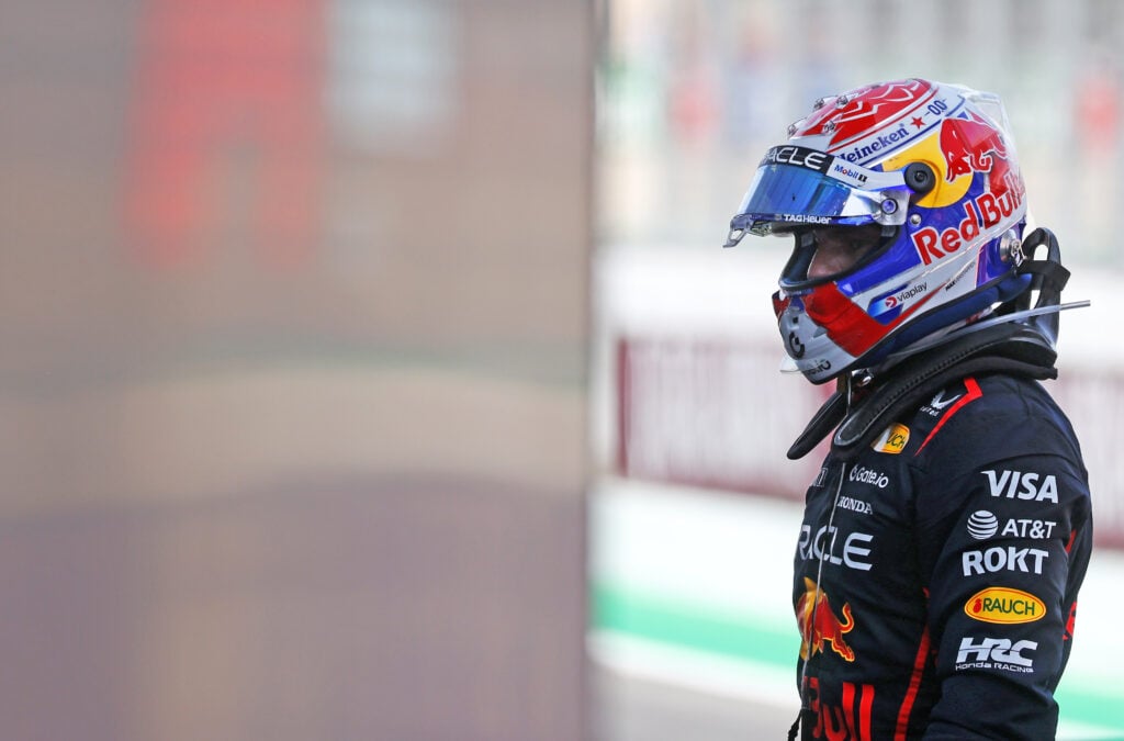 gettyimages-2217521214-1024x675-1 Red Bull driver Max Verstappen reacts after the 2025 F1 Spanish Grand Prix