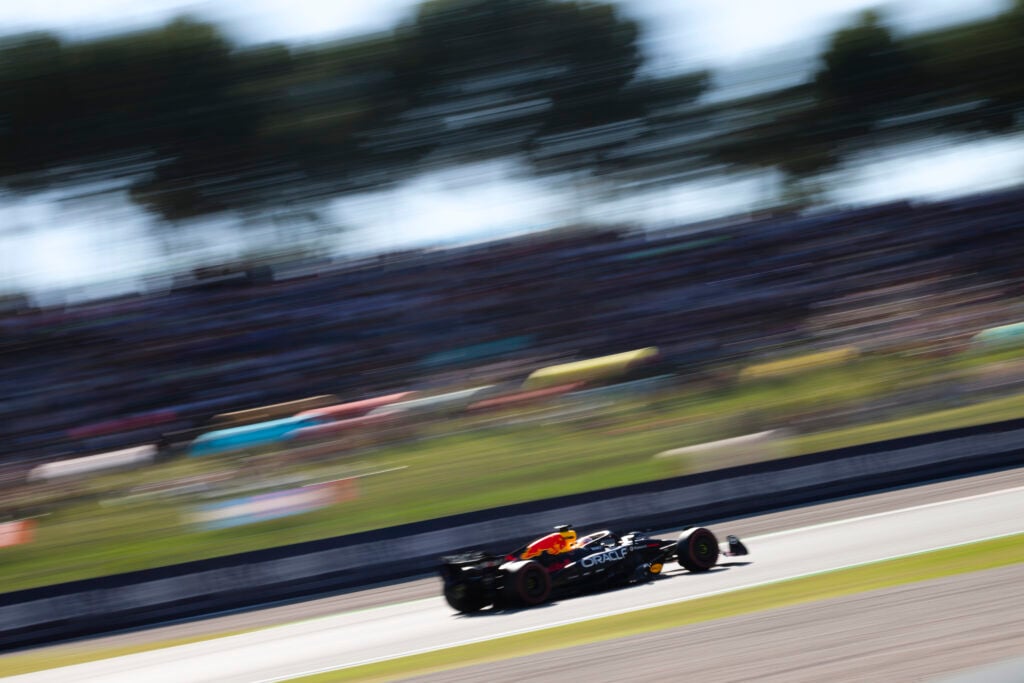 gettyimages-2217953745-1024x683-1 Red Bull driver Max Verstappen on track during practice for the 2025 F1 Spanish Grand Prix