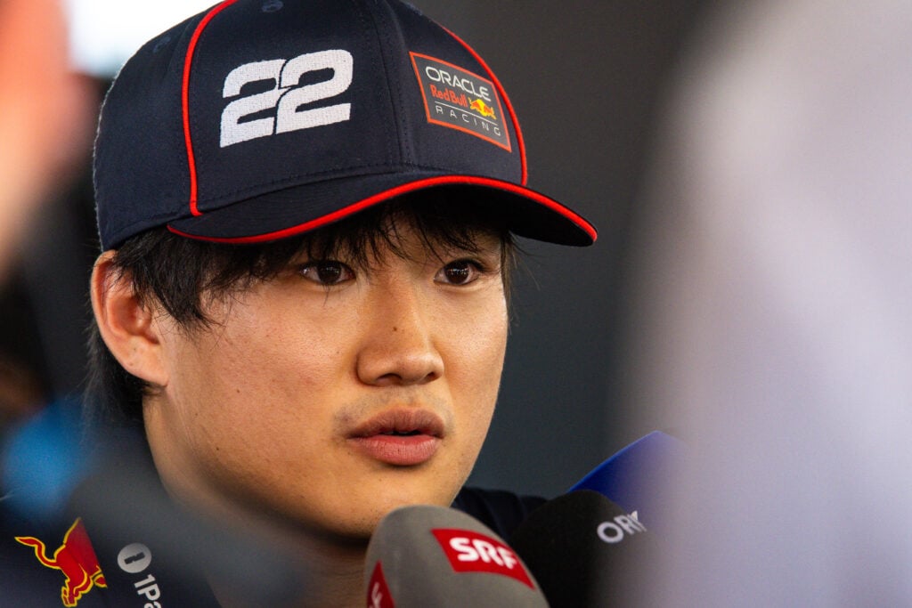 gettyimages-2217968486-1024x683-1 Red Bull driver Yuki Tsunoda reacts after Q1 exit at the 2025 F1 Spanish Grand Prix