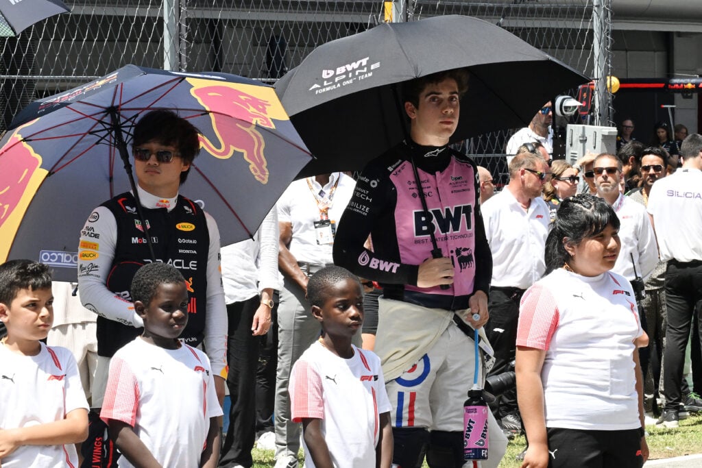 gettyimages-2218123194-1024x683-1 Red Bull and Alpine drivers Yuki Tsunoda and Franco Colapinto on the 2025 F1 Spanish Grand Prix grid