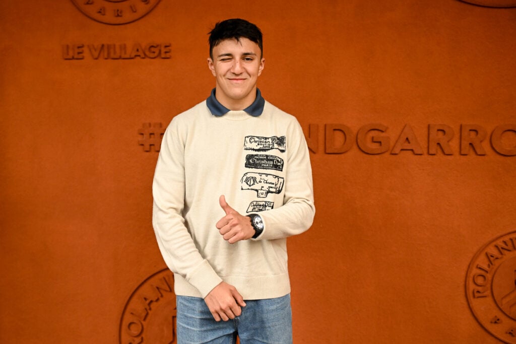 gettyimages-2218962258-1024x683-1 Racing Bulls F1 driver Isack Hadjar poses for a photo