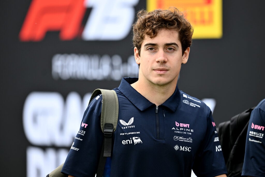 gettyimages-2219809507-1024x683-1 Franco Colapinto of Alpine walks in the F1 paddock