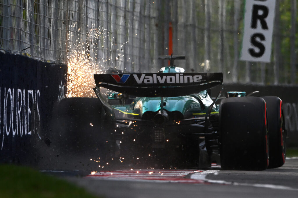 gettyimages-2220012087-1024x682-1 Aston Martin driver Lance Stroll crashes in FP2 for the 2025 F1 Canadian Grand Prix