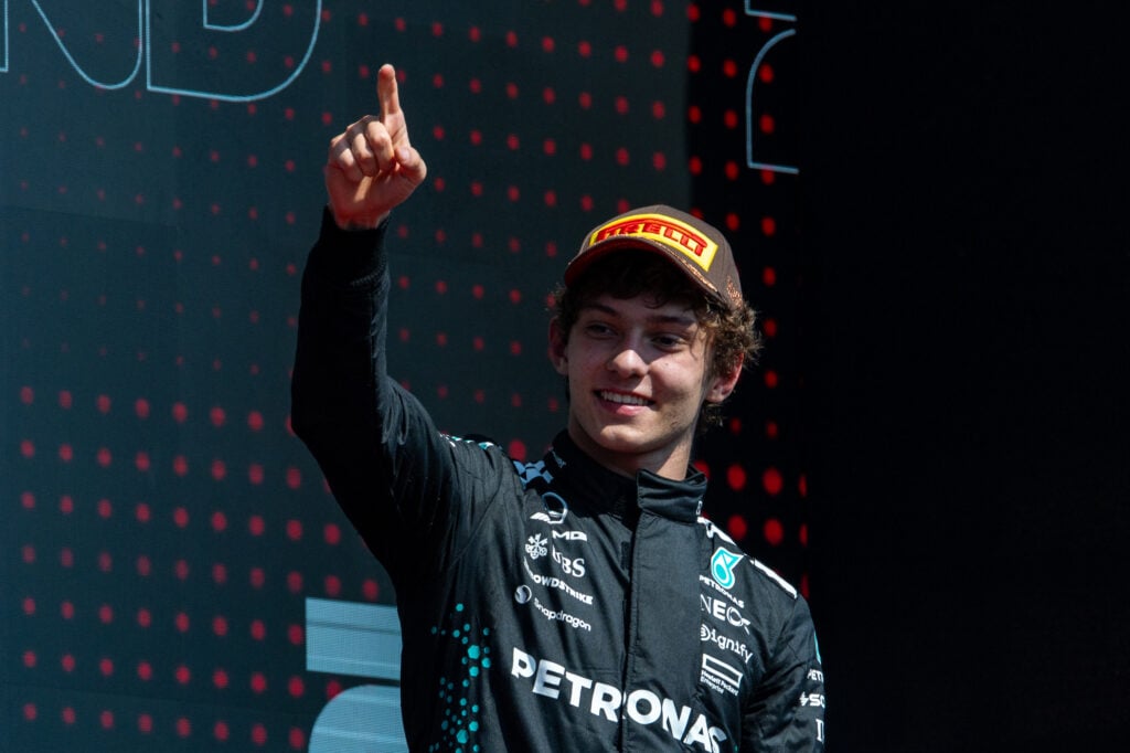 gettyimages-2220303342-1024x682-1 Kimi Antonelli of Mercedes celebrates on the F1 podium