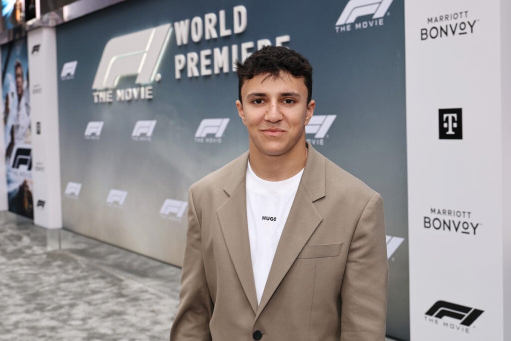 gettyimages-2220479549-1024x683-1 Isack Hadjar of Racing Bulls attends the premiere of the F1 movie