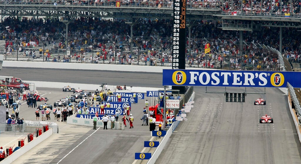 gettyimages-53102885-1024x560-1 The two Ferrari drivers on the formation lap at the 2005 United States Grand Prix