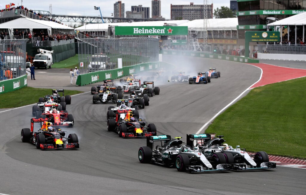 gettyimages-539579038-1024x652-1 Nico Rosberg fights Lewis Hamilton for the lead of the 2016 F1 Canadian Grand Prix